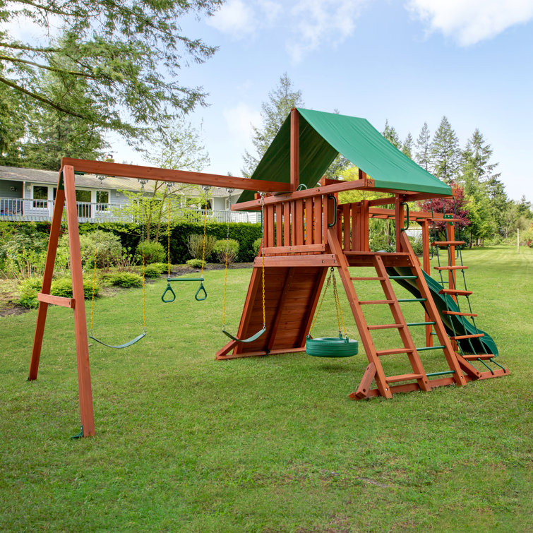 Gorilla Playsets Sun Valley II Swing Set & Reviews Wayfair